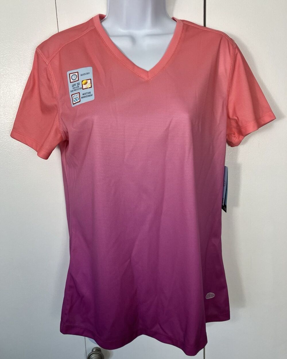 Reel Legends Pink & Orange Short Sleeve Tee Size Medium NWT